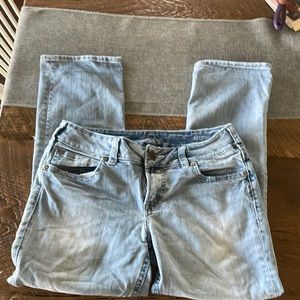 Silver jeans stretch capri